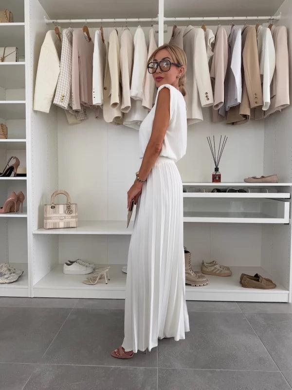Conjunto chic de dos piezas para mujer