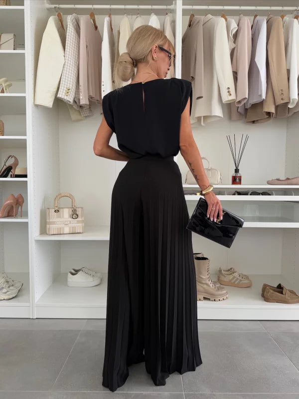 Conjunto chic de dos piezas para mujer