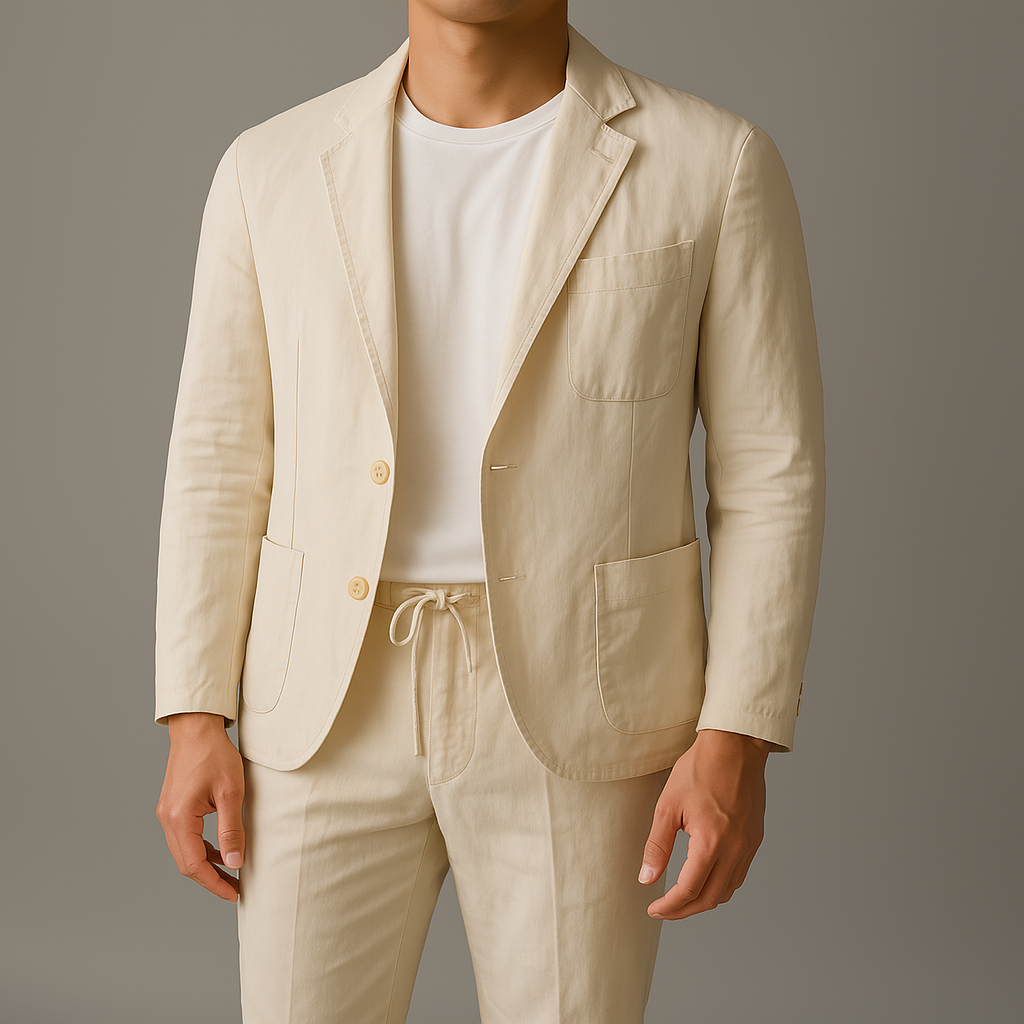 Conjunto de lino informal