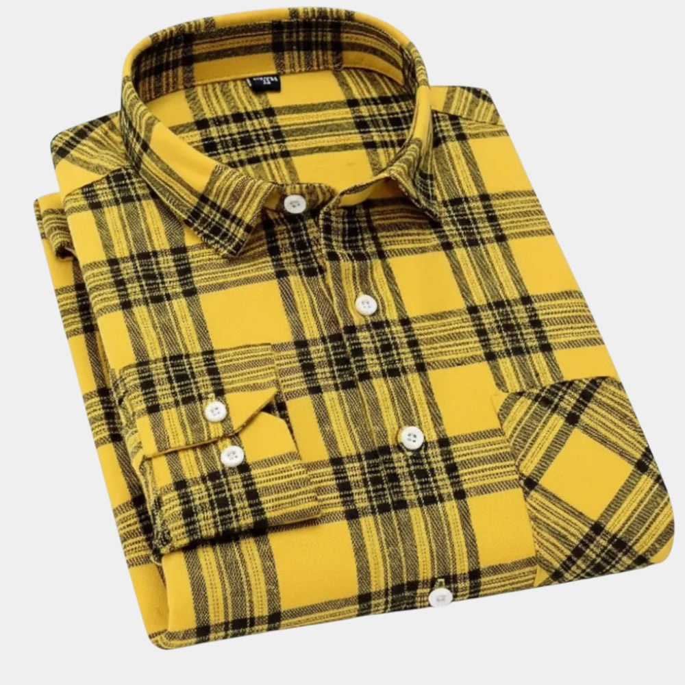 Camisa de cuadros para hombre