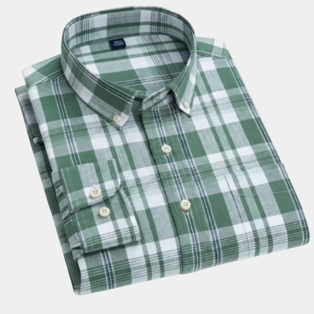 Camisa de cuadros para hombre