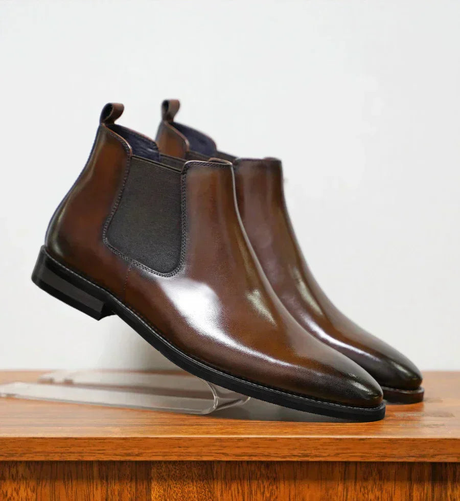 Botas Chelsea de piel Percival