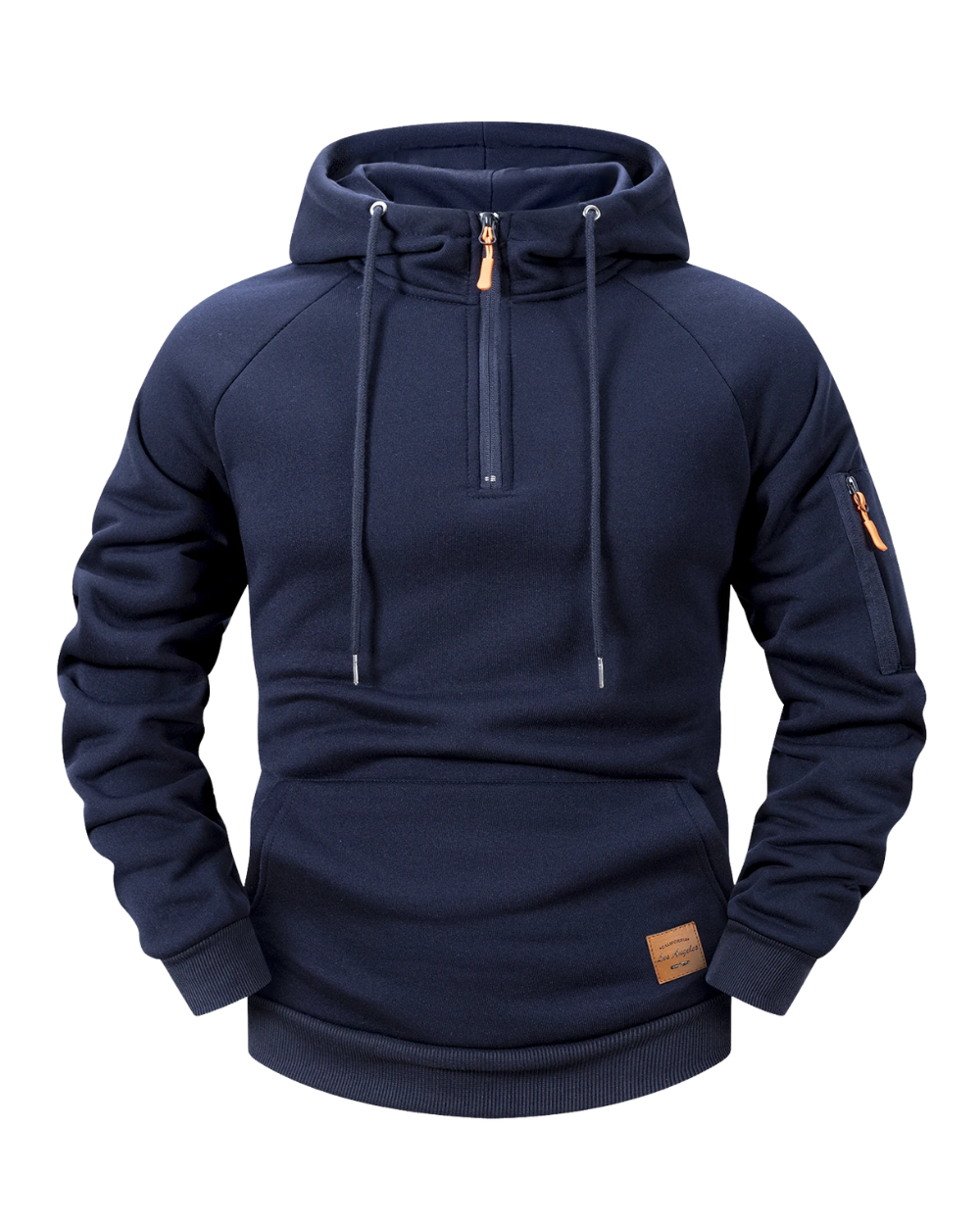 Elegante sudadera con capucha para hombre