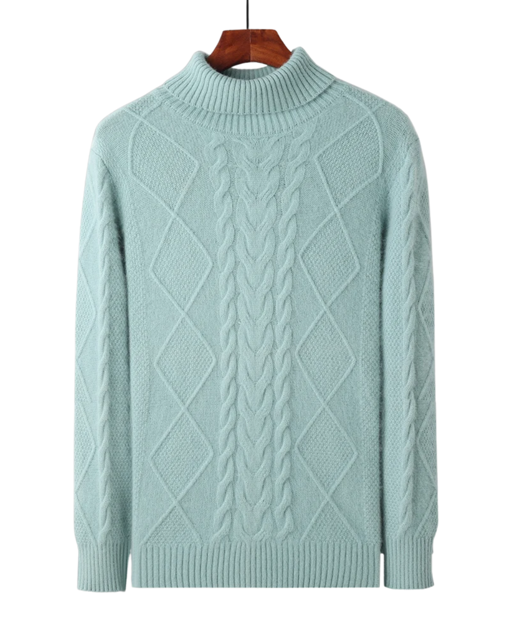 Elegante jersey de cachemira estampado