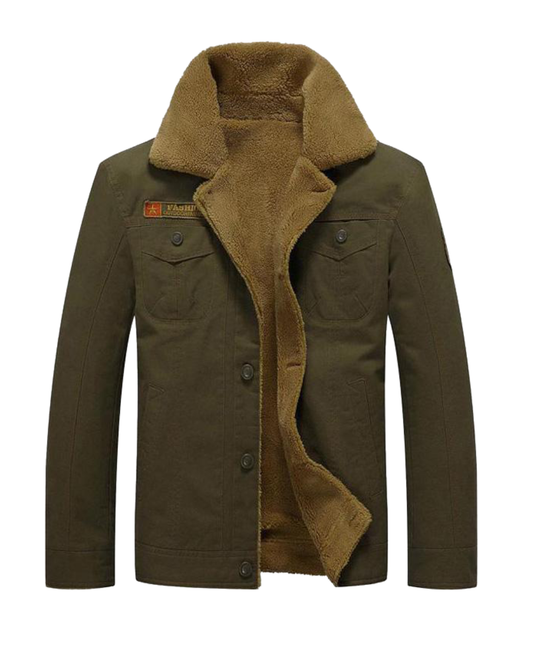 Elegante chaqueta polar