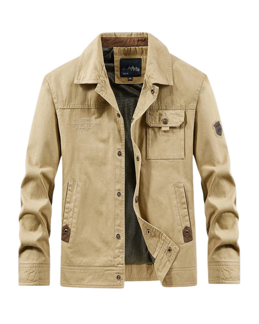 Chaqueta cortavientos de algodón