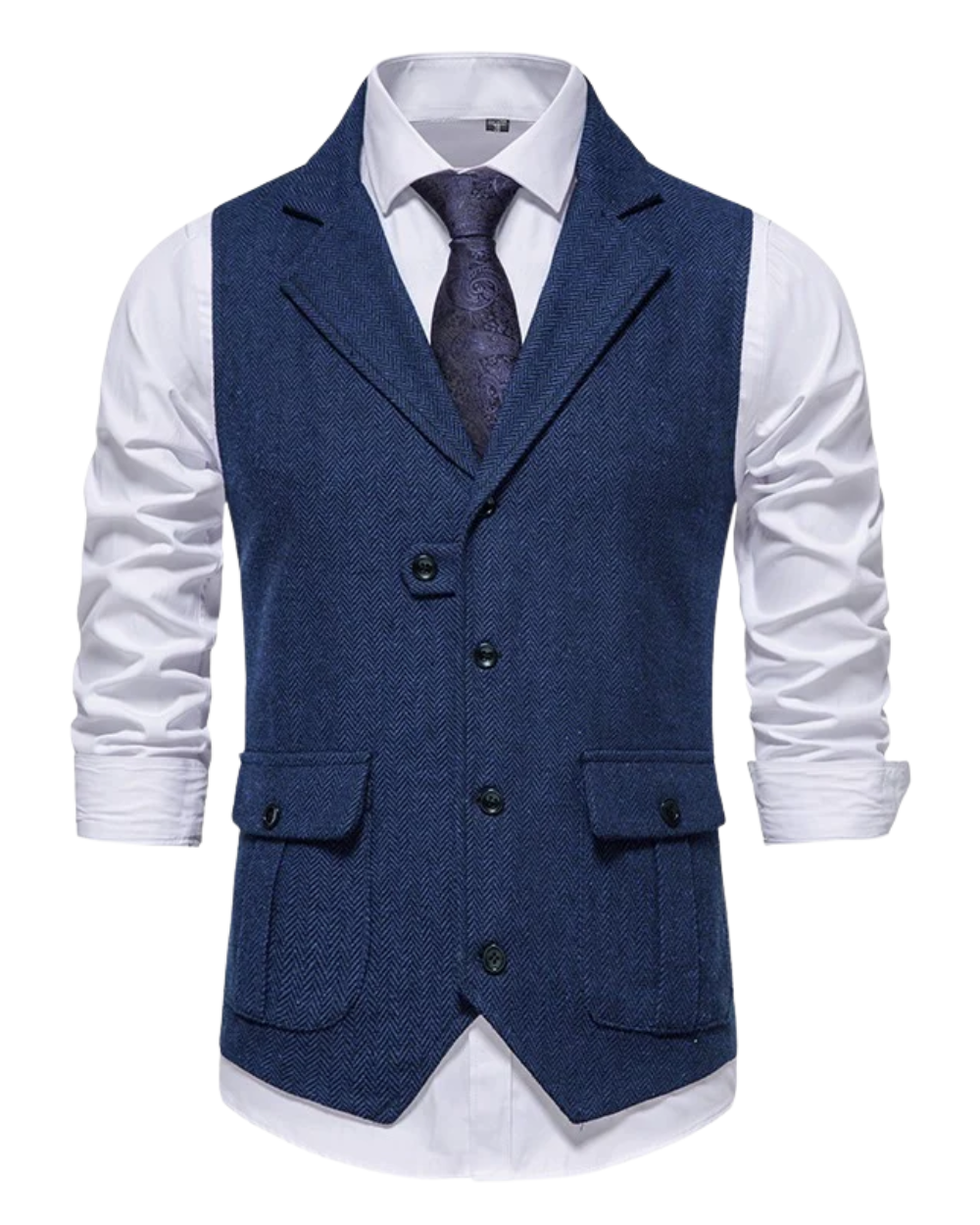 Elegante chaleco vintage