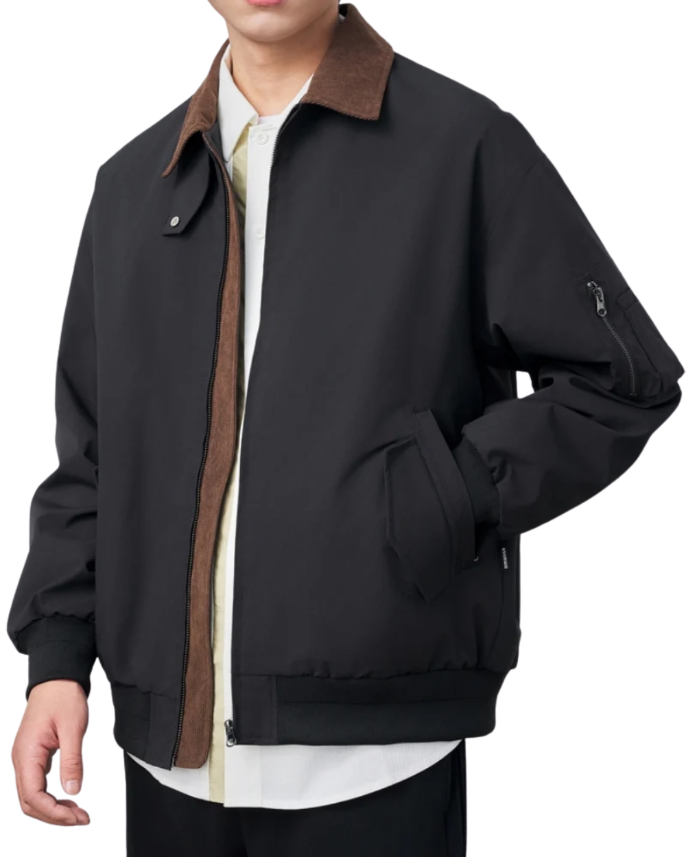 Elegante chaqueta Harrington
