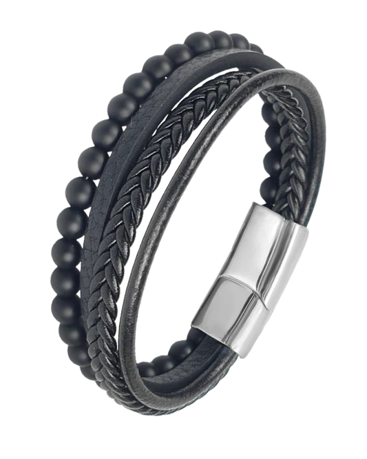 Pulsera de acero de lujo para hombre