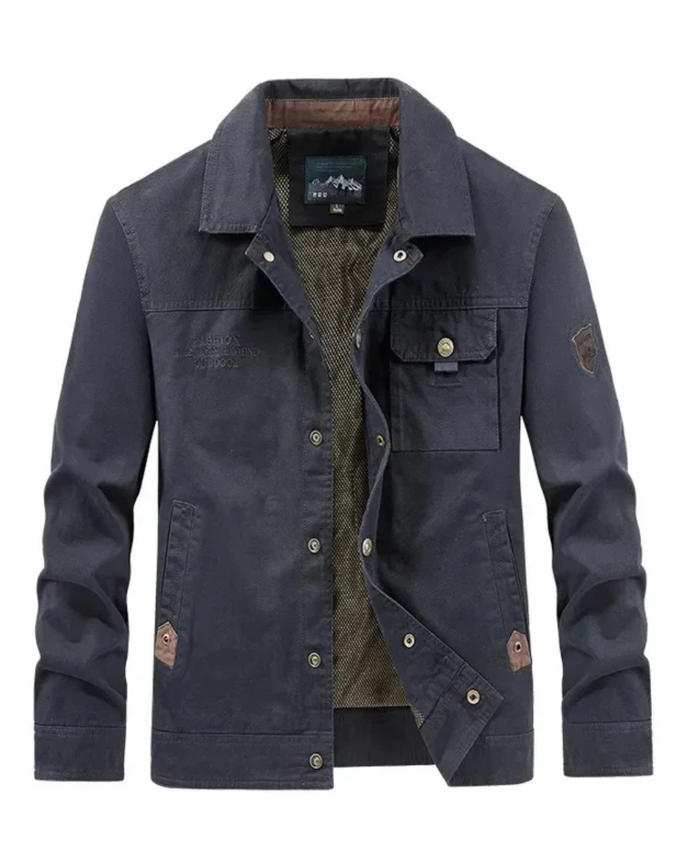 Elegante chaqueta cortavientos