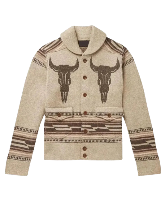 Elegante cárdigan de lana