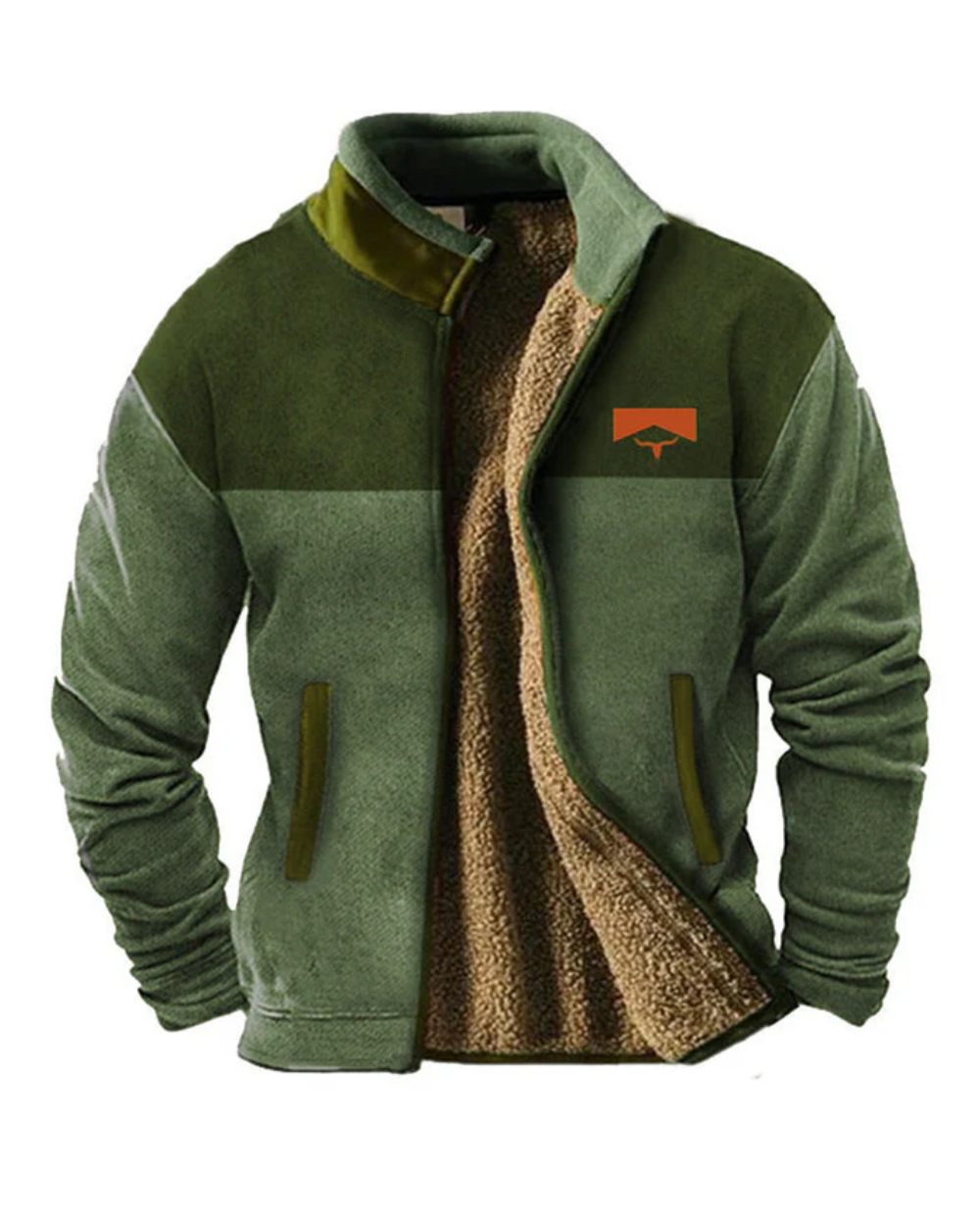 Chaqueta vintage con cremallera