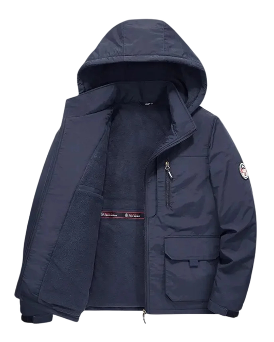 Chaqueta con forro polar grueso