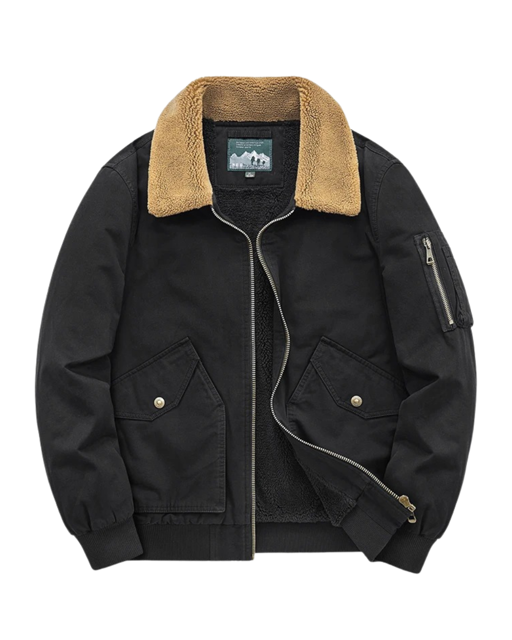 Elegante chaqueta acolchada de algodón