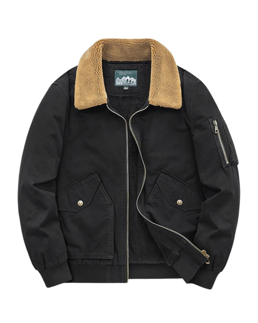 Elegante chaqueta acolchada de algodón