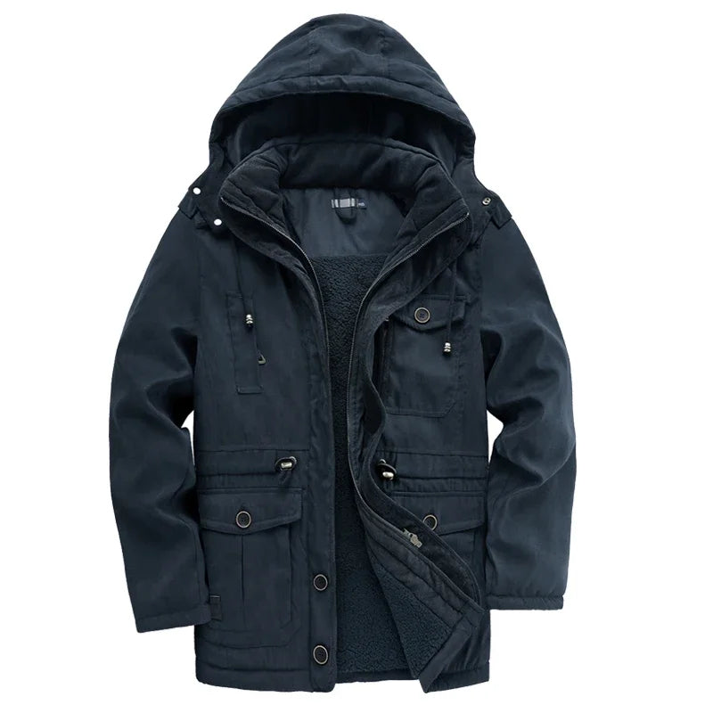 Elegante chaqueta acolchada para exteriores