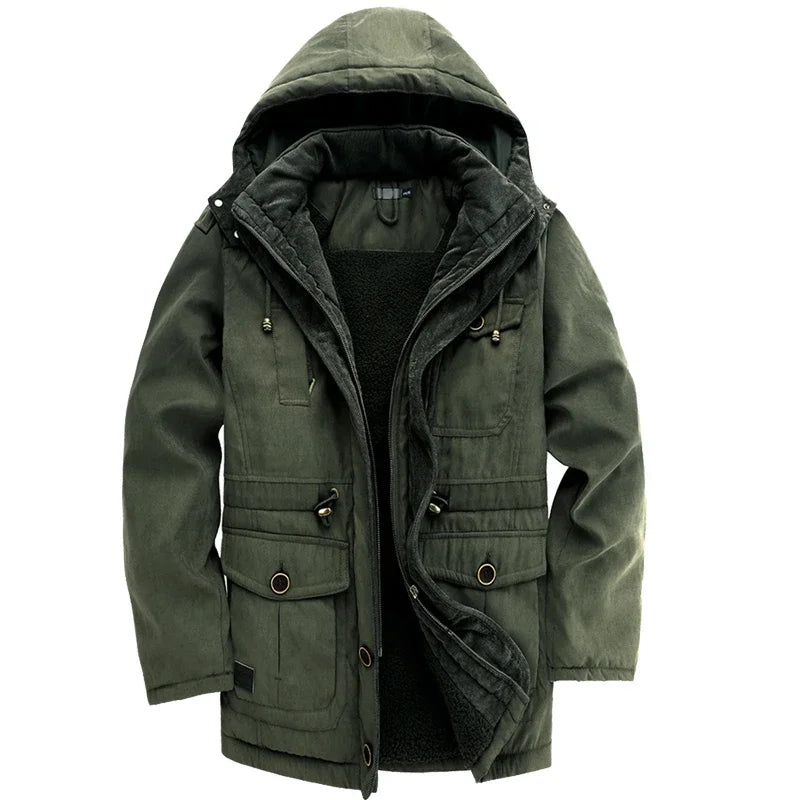 Elegante chaqueta acolchada para exteriores